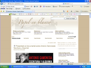 Papel en blanco