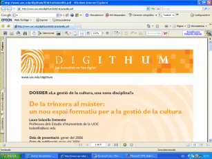 De la trinxera al màster