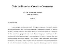 Guia de licencias Creative Commons
